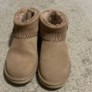 Ugg fringe boots size 10